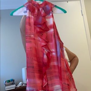 cute pink // white tunic !